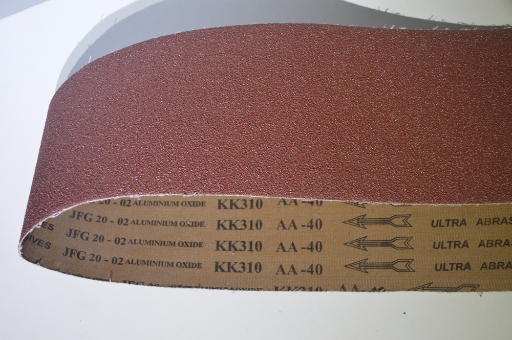 Schleifbänder 2.5x76.2cm Aluminium Oxid Vorräte 80/100 /150/240/320 Körnung 