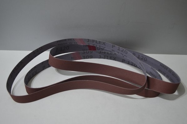 Schleifband 25 x 762 mm flexibles Gewebe AlO